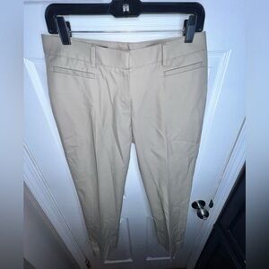 Brooks Brothers Women’s 4 Natalie Fit Khaki Tan Trouser Chino Dress Pants S Flaw